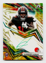 2025 Topps Resurgence Quinshon Judkins Rookie RC Neon Initiates SuperFractor Auto 1/1