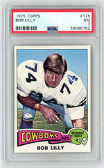 1975 Topps Bob Lilly Uer/(Was First Draft,/Not First Player) #175 PSA 7