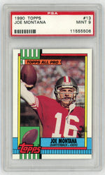 1990 Topps Joe Montana #13 PSA 9