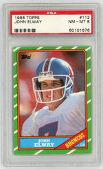 1986 Topps John Elway #112 PSA 8