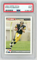 2004 Topps Total Ben Roethlisberger #375 PSA 9