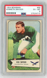 1954 Bowman Kenneth Snyder #69 PSA 6