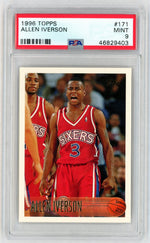 1996 Topps Allen Iverson #171 PSA 9