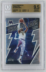 2021-22 Mosaic #6 LeBron James Thunder Lane BGS 9.5