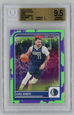 2023 NBA Haunted Hoops #9 Luka Dončić Slime BGS 9.5