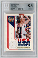 2009 Hall of Fame Dream Team Game Threads Larry Bird #1 /975 BGS 8.5 0018759011