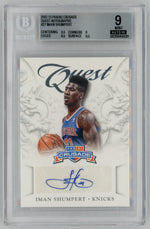 2012-13 Panini Crusade #27 Iman Shumpert Quest Rookie RC Auto BGS 9 Auto 10