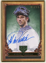 2023 Topps Gilded #GOG-JPO Jorge Posada Gallery of Gold Framed Auto /25