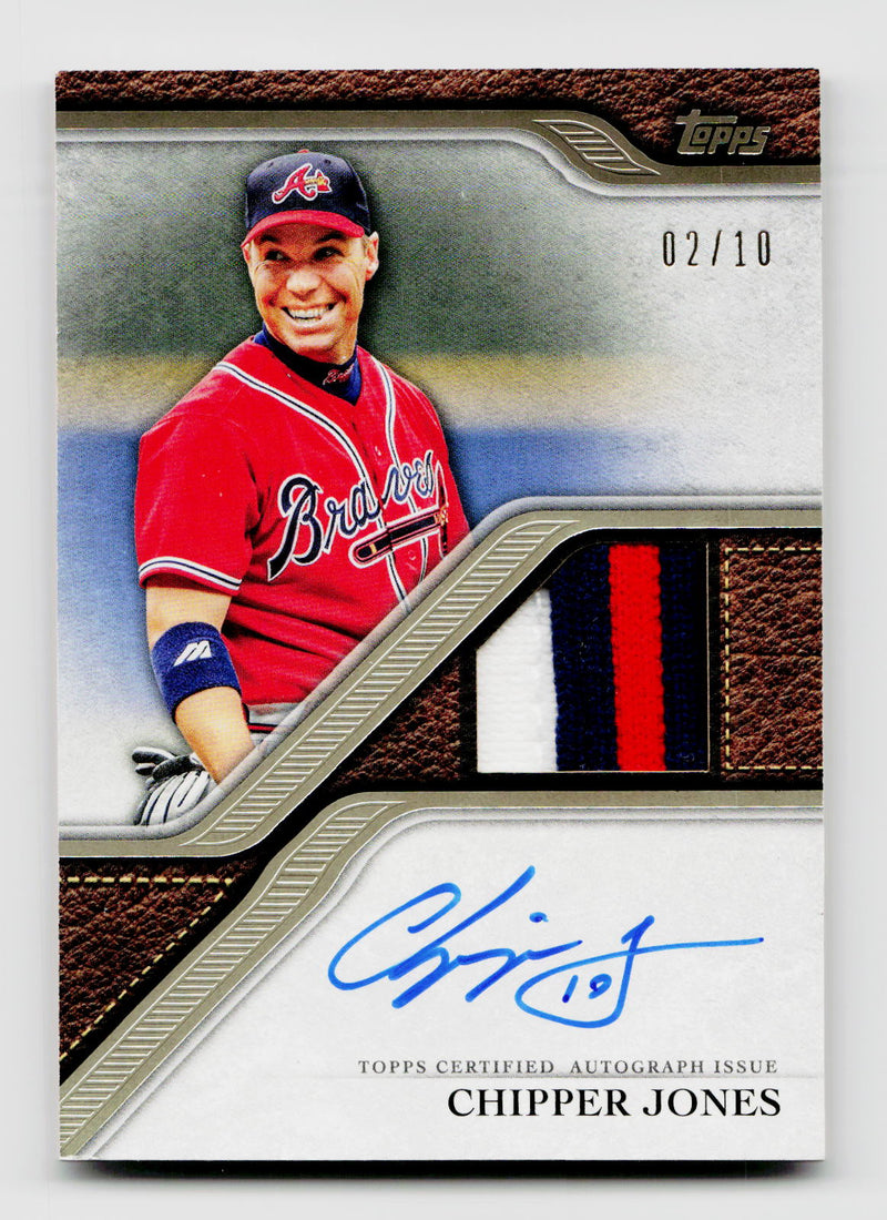 2024 Topps Reverence #TRAP-CJ Chipper Jones Patch Auto /10