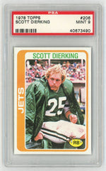 1978 Topps Scott Dierking #206 PSA 9