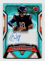 2025 Topps Resurgence #RRS-CW Caleb Williams Rookie RC Auto Teal Wave /249