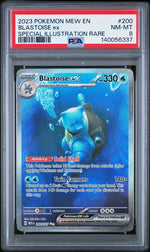 2023 Pokemon Mew Special Illustration Rare Blastoise Ex #200 PSA 8