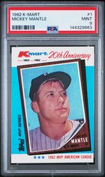 1982 Topps K-Mart Mickey Mantle #1 PSA 9