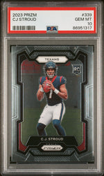 2023 Panini Prizm CJ Stroud #339 PSA 10