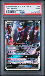 2017 Pokemon Sun and Moon Burning Shadows Darkrai Gx #88 PSA 9
