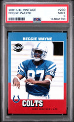 2001 Upper Deck Vintage Reggie Wayne #230 PSA 9