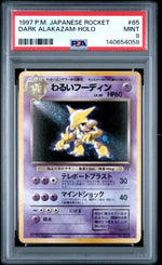 1997 Pokemon Team Rocket Japanese Holo Dark Alakazam #65 PSA 9