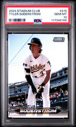 2024 Stadium Club Tyler Soderstrom #215 PSA 10