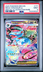 2025 Pokemon Mega Evolution Special Illustration Rare Mega Venusaur Ex #177 PSA 9