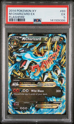 2014 Pokemon XY Flashfire M Charizard Ex #69 PSA 5