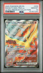 2025 Destined Rivals - Dri En - English Team Rocket's Moltres Ex Ultra Premium Collection (Holo) Team Rocket's Moltres Ex #208 PSA 10