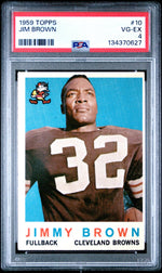 1959 Topps Jim Brown #10 PSA 4