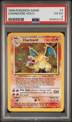 1999 Pokemon Base Set Holo Charizard #4 PSA 4