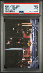 2023 Upper Deck UD Canvas Logan Cooley #C237 PSA 9