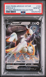2022 Pokemon Brilliant Stars Ultra Premium Collection Arceus V #122 PSA 10