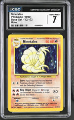 1999 Holo #12/102 Ninetales Base Set CGC 7