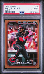 2024 Topps Gold Border Elly De La Cruz #141 /2024 PSA 9