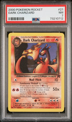 2000 Pokemon Team Rocket Dark Charizard #21 PSA 7