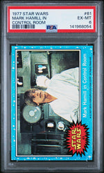 1977 Star Wars Mark Hamill In Control Room #61 PSA 6