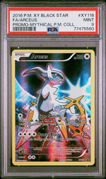 2016 Pokemon XY Black Star Promo Mythical Pokemon Collection Arceus #XY116 PSA 9