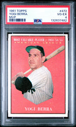 1961 Topps Yogi Berra #472 PSA 4