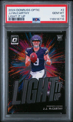 2024 Donruss Optic JJ Mccarthy #2 PSA 10