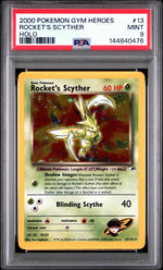 2000 Pokemon Gym Heroes Holo Rocket's Scyther #13 PSA 9