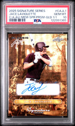 2025 Leaf Signature Series Classic Art Autographs Memorial-Super Prismatic Gold 1/1 Jace Laviolette #CAJL1 PSA 10