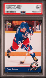 1992 Upper Deck Young Guns Teemu Selanne #574 PSA 9