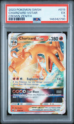 2023 Pokemon Sword and Shield Crown Zenith Charizard Vstar #19 PSA 5