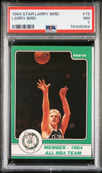 1984 Star Larry Bird Larry Bird #13 PSA 7