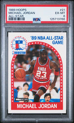 1989 Hoops All Star Michael Jordan #21 PSA 6