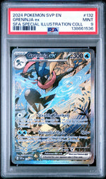 2024 Pokemon Scarlet and Violet Black Star Promo Shrouded Fable Special Illustration Collection Greninja Ex #132 PSA 9