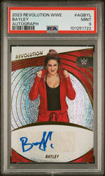 2023 Panini Revolution WWE Autograph Bayley #AGBYL PSA 9