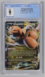 2014 Furious Fists #74/111 Dragonite EX CGC 9
