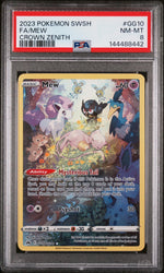 2023 Pokemon Sword and Shield Crown Zenith Galarian Gallery Mew #GG10 PSA 8