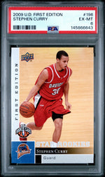 2009 Upper Deck First Edition Stephen Curry #196 PSA 6