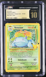 2021 Pokemon #15/102 Venusaur Celebrations - Classic Collection CGC 10