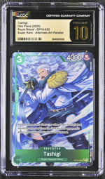 One Piece Card Game Tashigi OP10-032 Royal Blood Alternate Art CGC 10