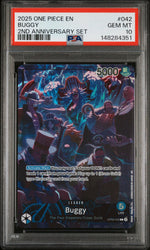 2025 One Piece 2nd Anniversary Set Buggy #042 PSA 10